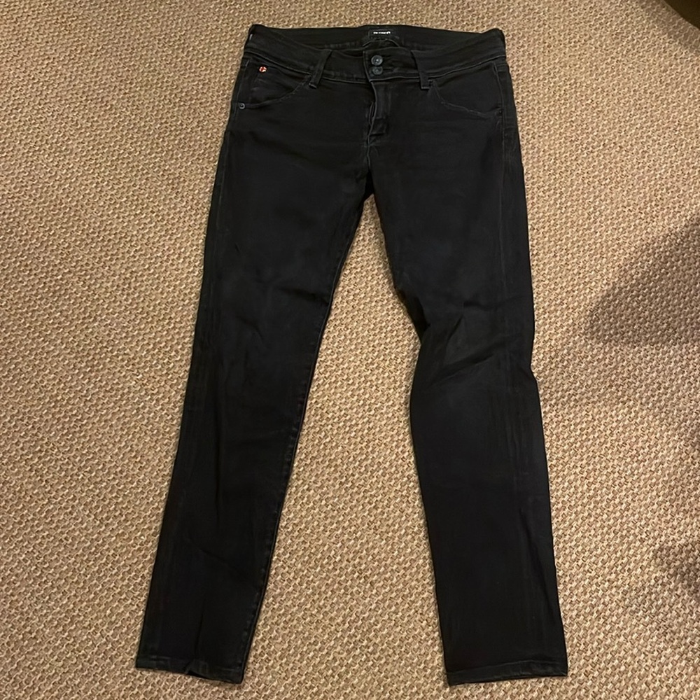 Hudson black skinny jeans